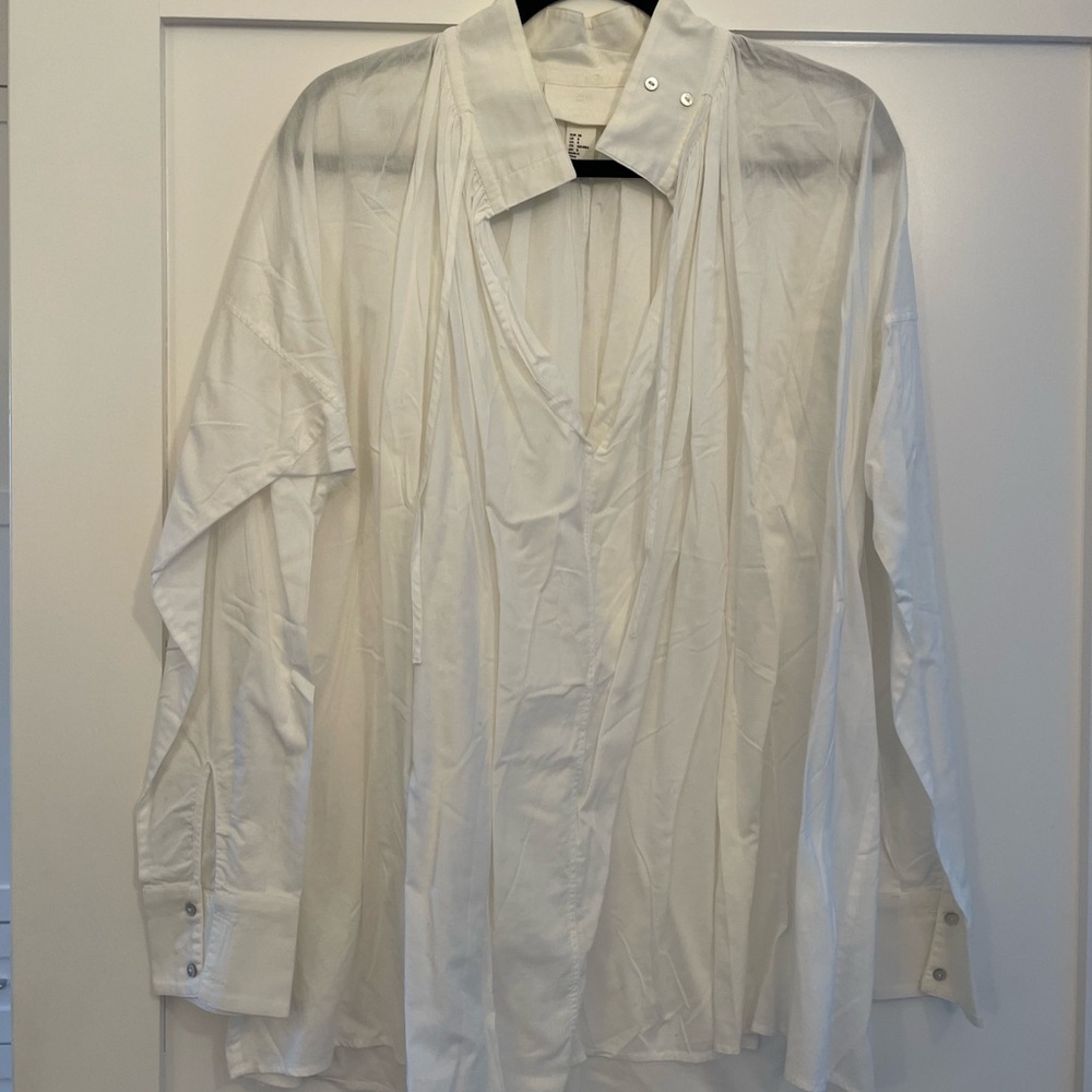 H&M Classic White Men's Dress Shirt